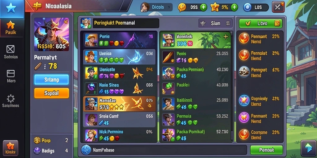 rp99 - Screenshot diambil saat pemain menyelesaikan level menantang.